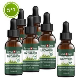 Formula Swiss 5+1 RAW CBD Olje i Hamp frø olje